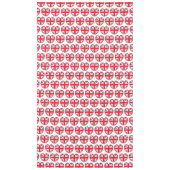 Verenigd Koninkrijk Union Jack Flag Heart Tafelkleed (Voorkant)
