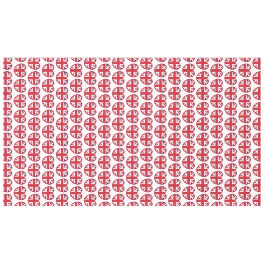 Verenigd Koninkrijk Union Jack Flag Heart Tafelkleed (Voorkant (Horizontaal))