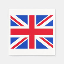 Verenigd Koninkrijk Union Jack papieren feestserve