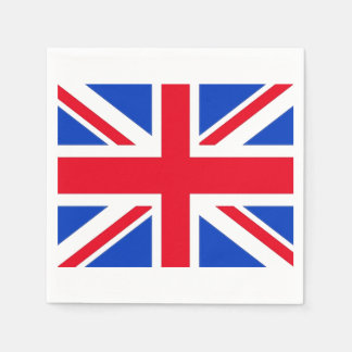 Verenigd Koninkrijk Union Jack papieren feestserve Servetten