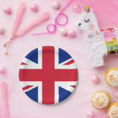 Verenigd Koninkrijk, Union Jack, patriottische Bri Papieren Bordje (Feest)