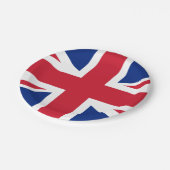 Verenigd Koninkrijk, Union Jack, patriottische Bri Papieren Bordje (Gekanteld)