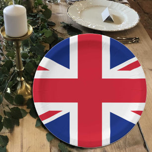 Verenigd Koninkrijk, Union Jack, patriottische Bri Papieren Bordje
