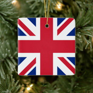 Verenigd Koninkrijk Union Jack Vlag van Britse kol Keramisch Ornament
