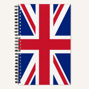 Verenigd Koninkrijk Union Jack Vlag van Britse Kol Notitieboek
