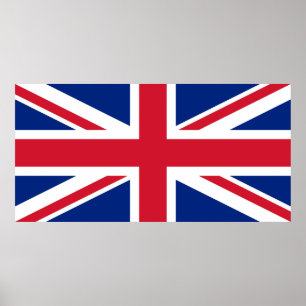 Verenigd Koninkrijk Union Jack Vlag van Britse Kol Poster