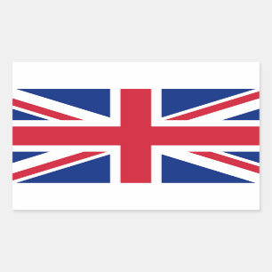 Verenigd Koninkrijk Union Jack Vlag van Britse Kol Rechthoekige Sticker