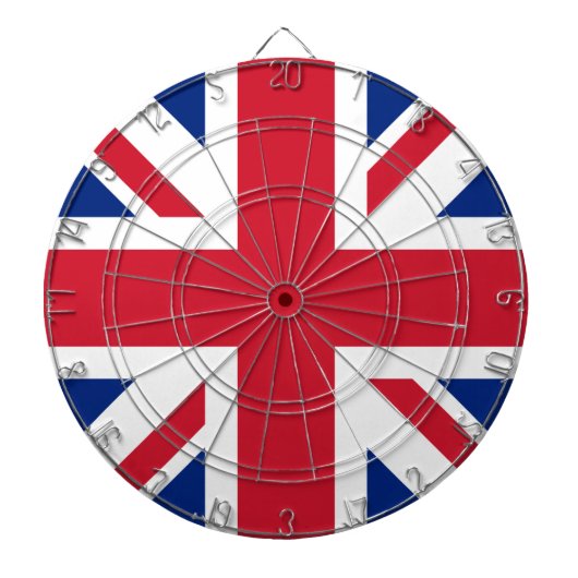 Verenigd Koninkrijk Union Jack Vlag van de Britse  Dartbord (Voorkant)