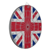 Verenigd Koninkrijk Union Jack Vlag van de Britse  Dartbord (Voorkant Links)