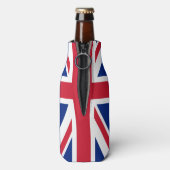 Verenigd Koninkrijk Union Jack Vlag van de Britse  Flesjeskoeler (Fles Achterkant)