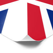Verenigd Koninkrijk Union Jack Vlag van de Britse  Foto Afdruk (Hoek)