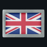 Verenigd Koninkrijk Union Jack Vlag van de Britse  Gesp<br><div class="desc">De Union Jack, een wandtapijt geweven met draden van de geschiedenis, fladdert trots, een symbool van een natie gesmeed in eenheid. Het verhaal begint in 1606, toen koning Jacobus VI van Schotland de Engelse troon besteeg als koning Jacobus I. Om de vereniging van deze twee koninkrijken te herdenken, gaf hij...</div>