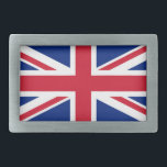 Verenigd Koninkrijk Union Jack Vlag van de Britse  Gesp<br><div class="desc">De Union Jack, een wandtapijt geweven met draden van de geschiedenis, fladdert trots, een symbool van een natie gesmeed in eenheid. Het verhaal begint in 1606, toen koning Jacobus VI van Schotland de Engelse troon besteeg als koning Jacobus I. Om de vereniging van deze twee koninkrijken te herdenken, gaf hij...</div>