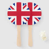 Verenigd Koninkrijk Union Jack Vlag van de Britse  Handwaaier (Voorkant en achterkant)