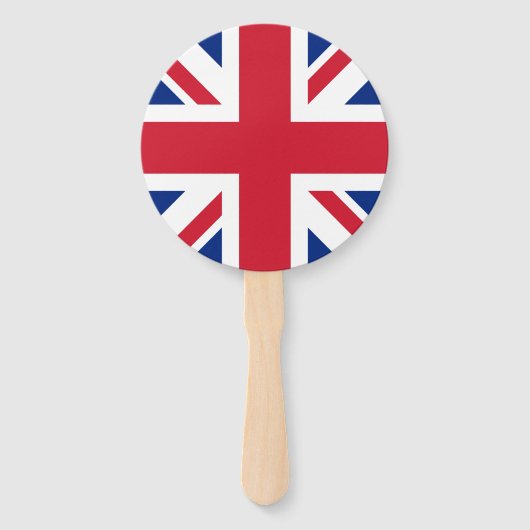 Verenigd Koninkrijk Union Jack Vlag van de Britse  Handwaaier (Voorkant)