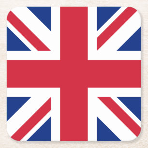 Verenigd Koninkrijk Union Jack Vlag van de Britse  Kartonnen Onderzetters