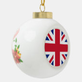 Verenigd Koninkrijk Union Jack Vlag van de Britse  Keramische Bal Ornament (Links)