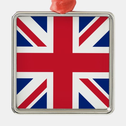 Verenigd Koninkrijk Union Jack Vlag van de Britse  Metalen Ornament (Voorkant)