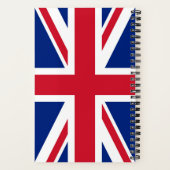 Verenigd Koninkrijk Union Jack Vlag van de Britse  Notitieboek (Achterkant)