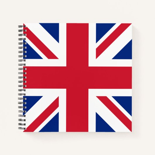 Verenigd Koninkrijk Union Jack Vlag van de Britse Notitieboek (Voorkant)