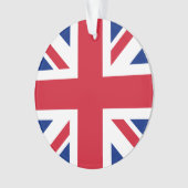 Verenigd Koninkrijk Union Jack Vlag van de Britse  Ornament (voorkant)