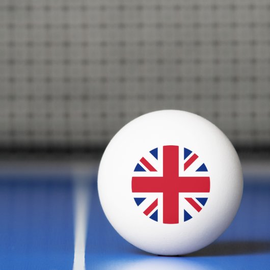 Verenigd Koninkrijk Union Jack Vlag van de Britse  Pingpongbal (Net)