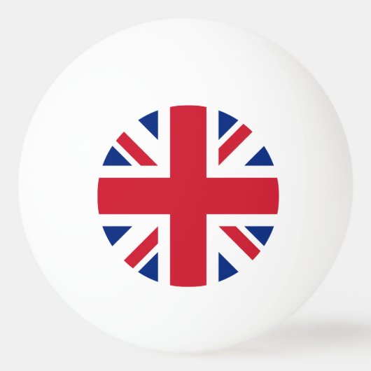 Verenigd Koninkrijk Union Jack Vlag van de Britse  Pingpongbal (Voorkant)