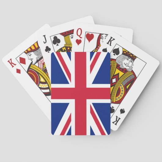 Verenigd Koninkrijk Union Jack Vlag van de Britse  Pokerkaarten (Achterkant)
