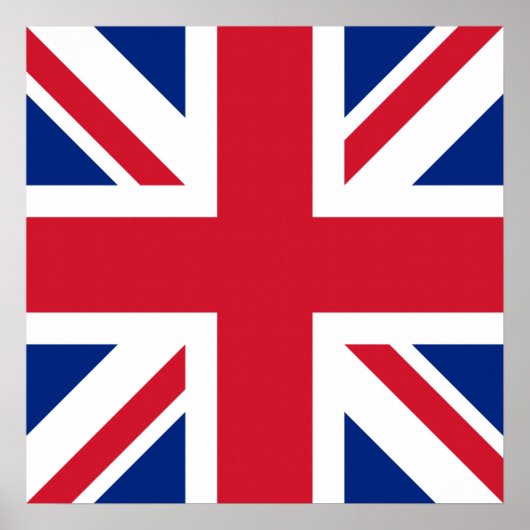 Verenigd Koninkrijk Union Jack Vlag van de Britse  Poster (Voorkant)