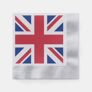 Verenigd Koninkrijk Union Jack Vlag van de Britse  Servet