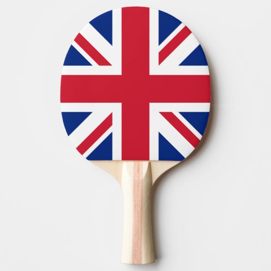 Verenigd Koninkrijk Union Jack Vlag van de Britse Tafeltennisbatje (Voorkant)
