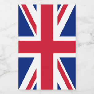 Verenigd Koninkrijk Union Jack Vlag van de Britse  Wijn Etiket