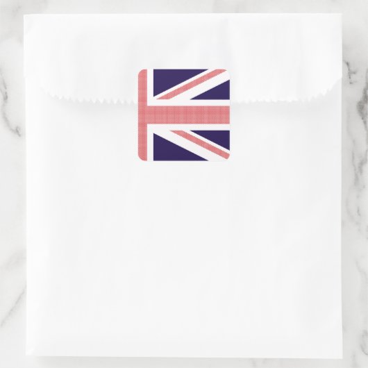 VERENIGD KONINKRIJK VIERKANTE STICKER (Tas)