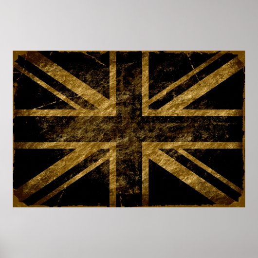 Verenigd Koninkrijk vlag 4 Poster (Voorkant)