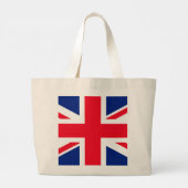 Verenigd Koninkrijk vlag Grote Tote Bag (Achterkant)