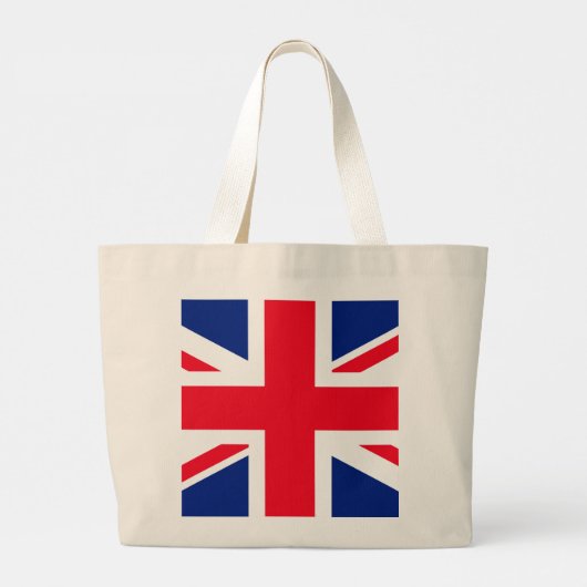 Verenigd Koninkrijk vlag Grote Tote Bag (Achterkant)
