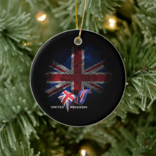Verenigd Koninkrijk Vlag Keramisch Ornament