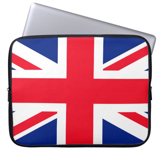 Verenigd Koninkrijk vlag Laptop Sleeve (Voorkant)