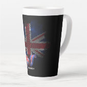 Verenigd Koninkrijk Vlag Latte Mok (Rechterhoek)
