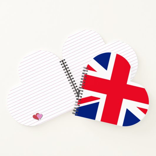 Verenigd Koninkrijk vlag Notitieboek (Binnen)