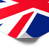 Verenigd Koninkrijk vlag Poster (Hoek)