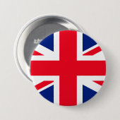 Verenigd Koninkrijk vlag Ronde Button 7,6 Cm (Voorkant /achterkant)