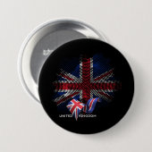 Verenigd Koninkrijk Vlag Ronde Button 7,6 Cm (Voorkant /achterkant)
