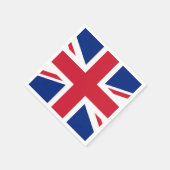 Verenigd Koninkrijk vlag Servet (Hoek)