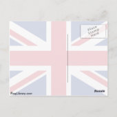 Verenigd Koninkrijk, vlag van het Verenigd Koninkr Briefkaart (Achterkant)