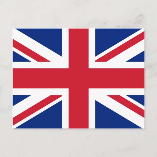 Verenigd Koninkrijk, vlag van het Verenigd Koninkr Briefkaart (Voorkant)
