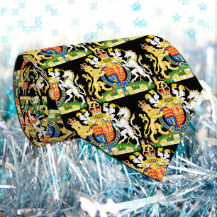 Verenigd Koninkrijk wapenschild, Britse vlag, zwar Stropdas