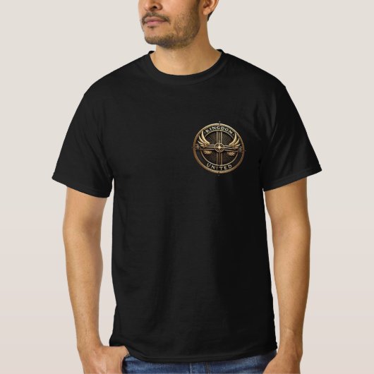 Verenigd Koninkrijk - Zwart T-shirt (Voorkant)