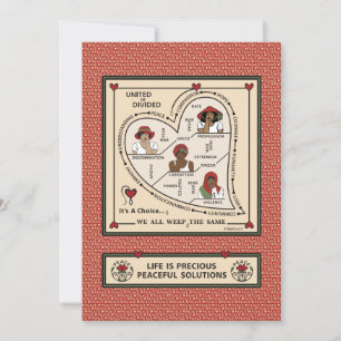 Verenigd Of Verdeeld_een_Vlakke Kaart 5"x7"