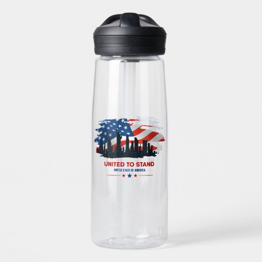 Verenigd om te Staan | 750ml Waterfles (Voorkant)